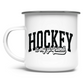 Emaille Tasse HOCKEY IS MY GIRLFRIEND