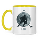 Tasse zweifarbig STERNZEICHEN LEO / LÖWE