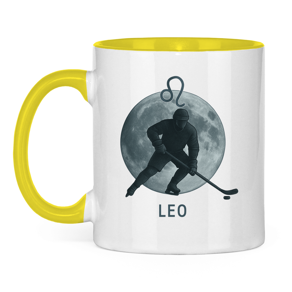 Tasse zweifarbig STERNZEICHEN LEO / LÖWE