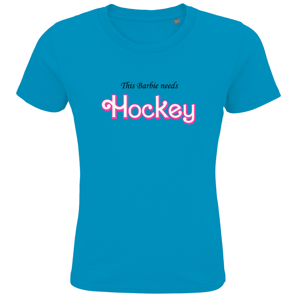 Kids T-Shirt BARBIE NEEDS HOCKEY