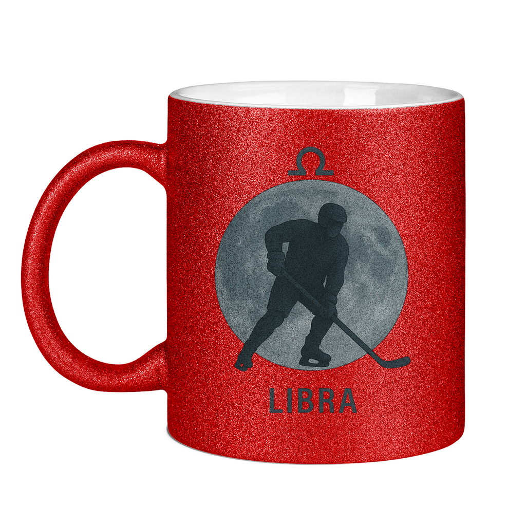 Glitzertasse STERNZEICHEN LIBRA / WAAGE