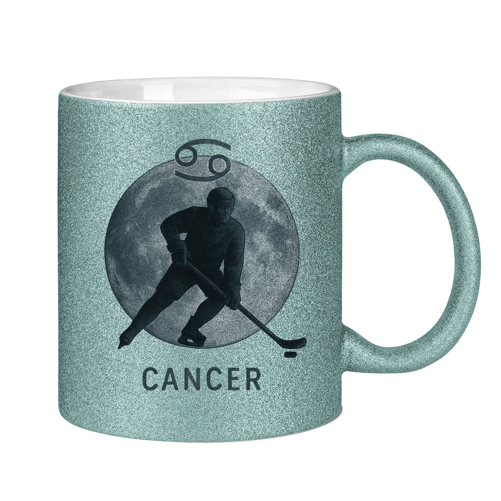 Glitzertasse STERNZEICHEN CANCER / KREBS