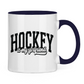 Tasse zweifarbig HOCKEY IS MY GIRLFRIEND