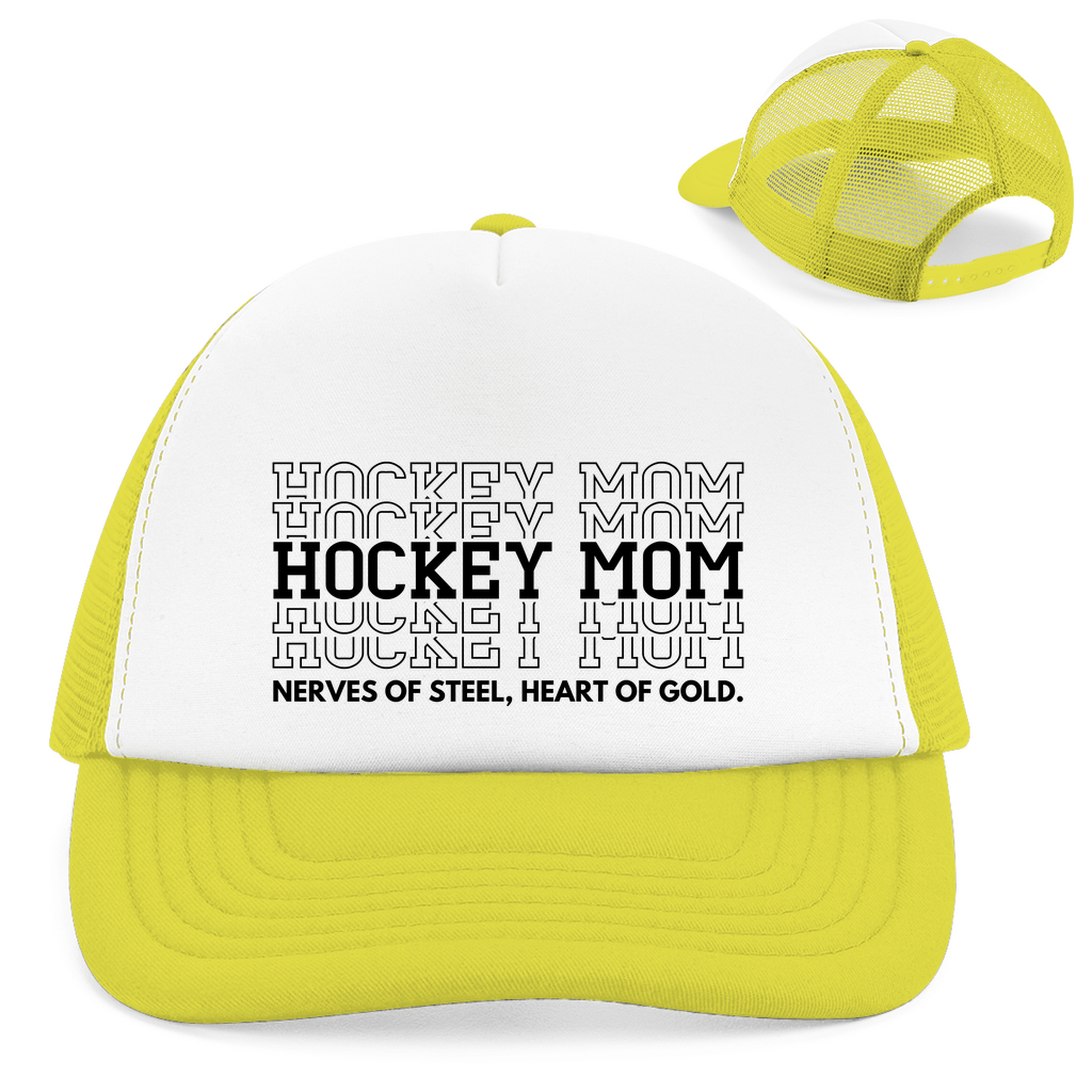 Retro Cap HOCKEYMOM NERVES & HEART
