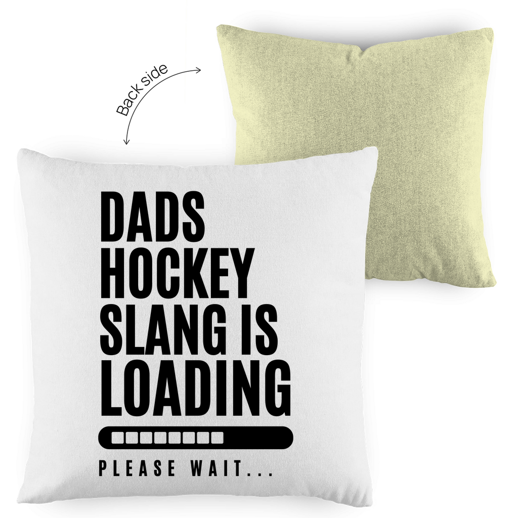 Kopfkissen zweifarbig HOCKEYDADS SLOGAN