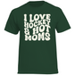 T-Shirt I LOVE HOCKEY & HOT MOMS