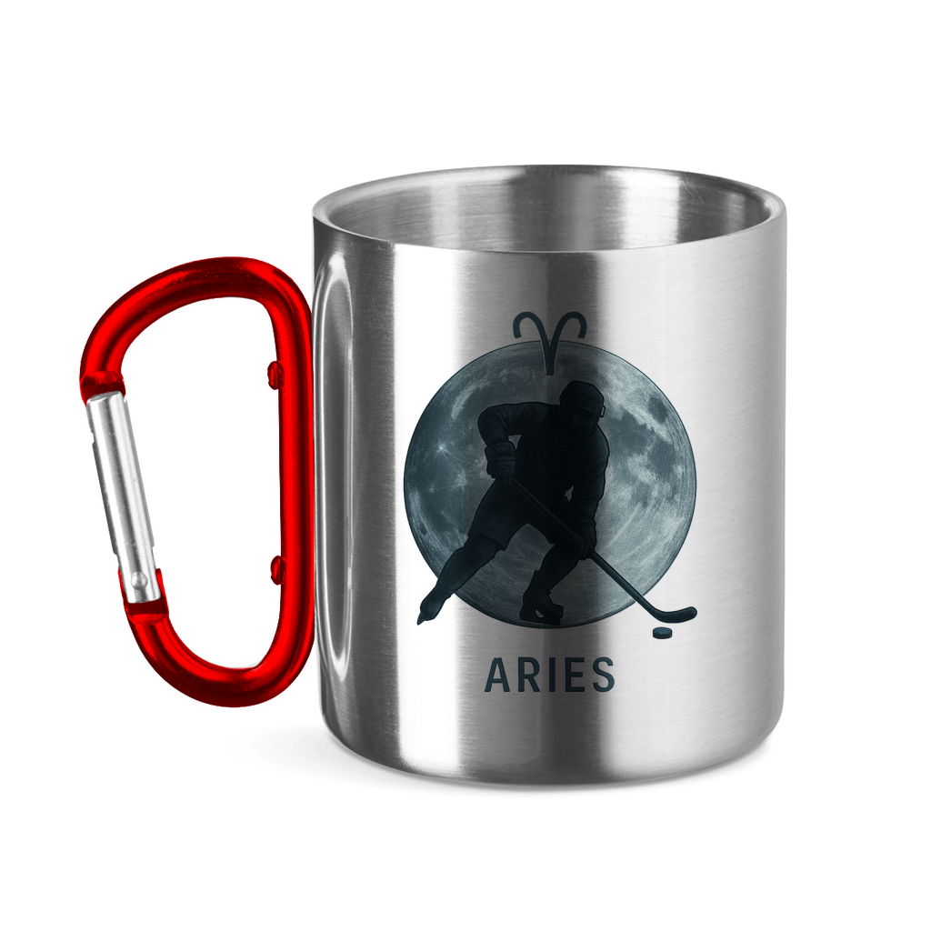 Edelstahltasse STERNZEICHEN ARIES / WIDDER