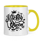 Tasse zweifarbig HOCKEYQUEEN II