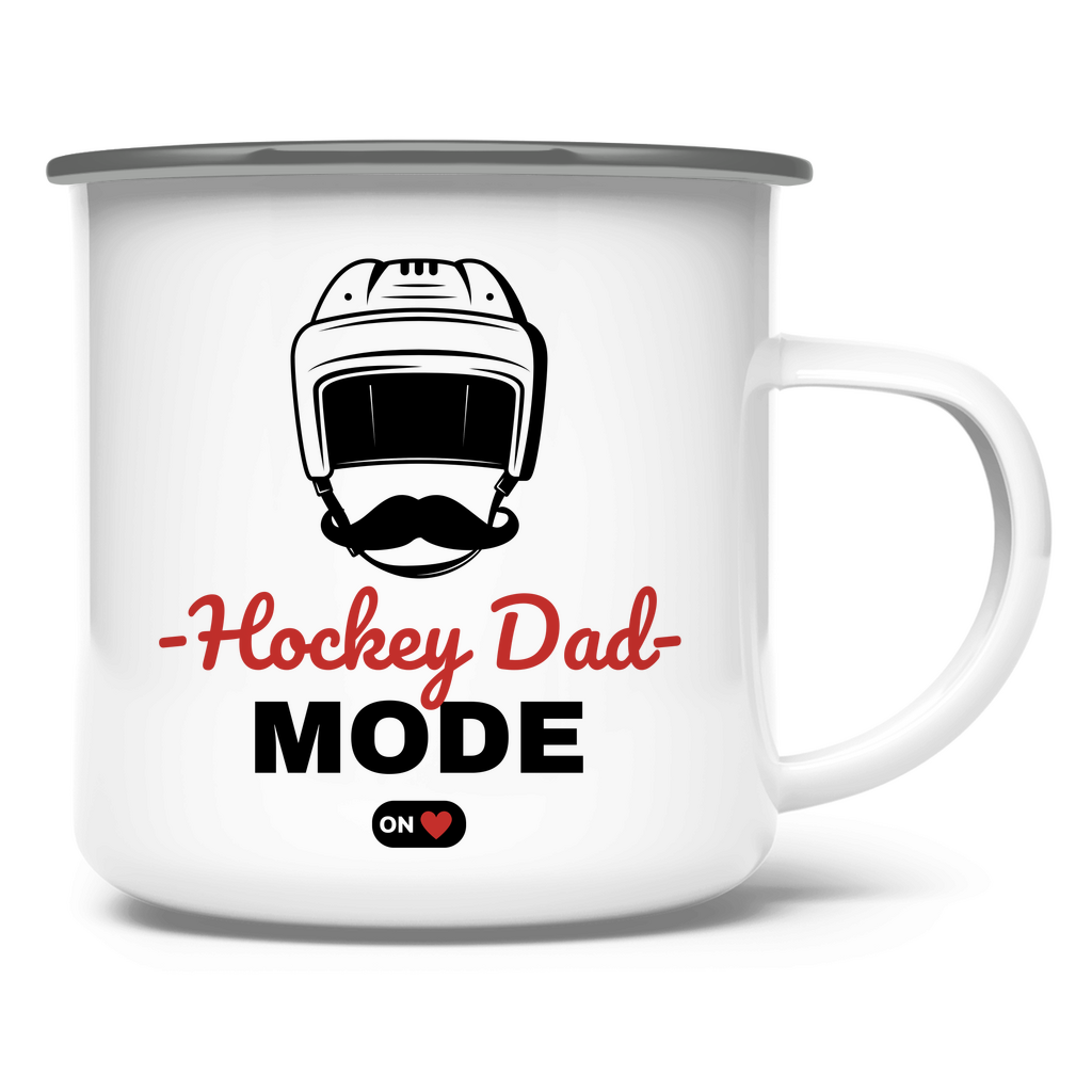 Emaille Tasse HOCKEYDAD MODE