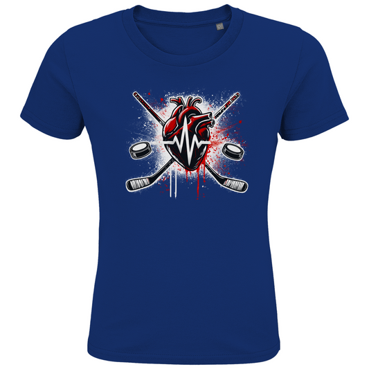 Kids T-Shirt HOCKEY HEARTBEAT