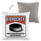 Kopfkissen zweifarbig  EISHOCKEY ZIGARETTENSCHACHTEL