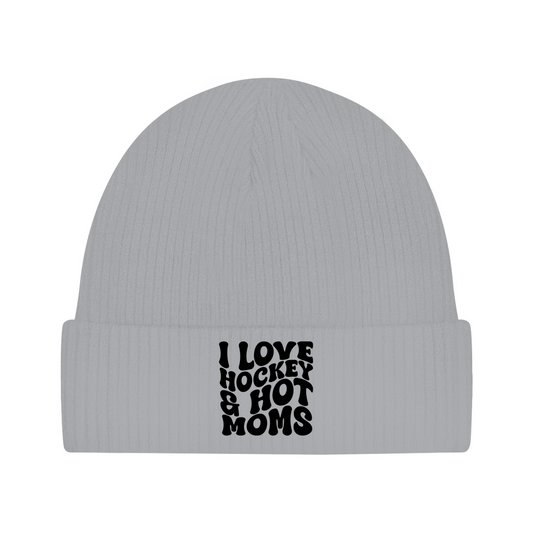 Beanie I LOVE HOCKEY & HOT MOMS