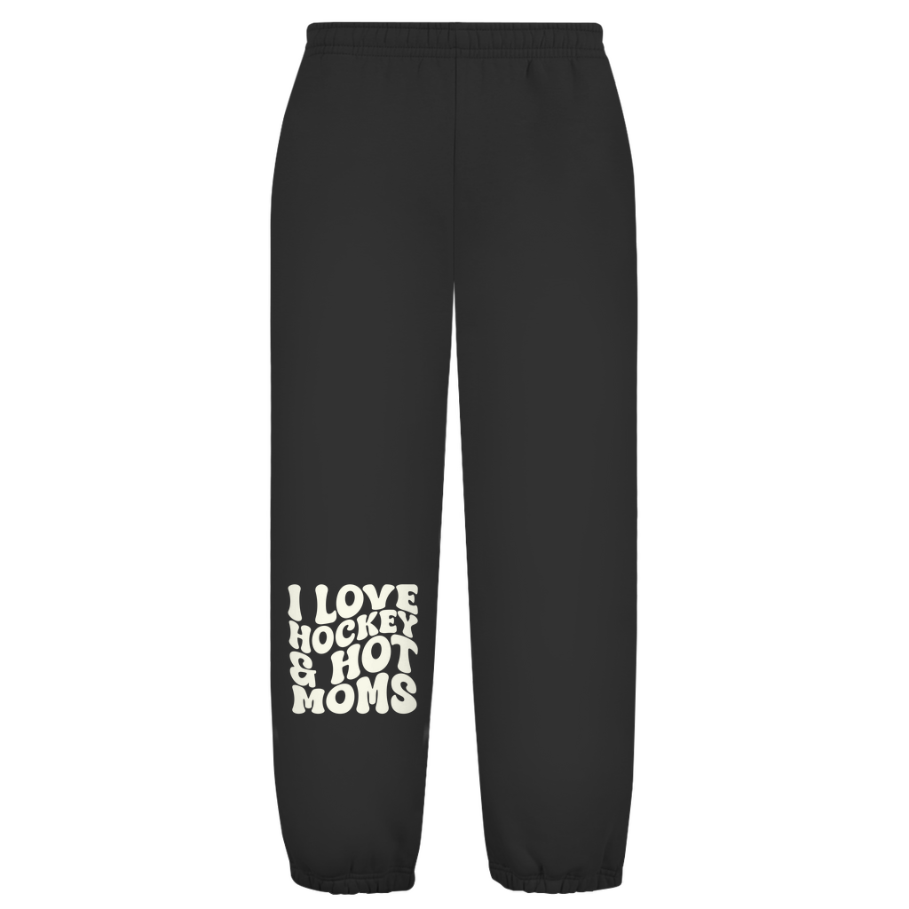 Oversize Sweatpants I LOVE HOCKEY & HOT MOMS