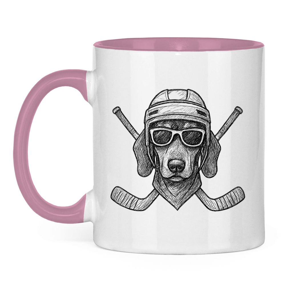 Tasse zweifarbig COOL HOCKEYDOG