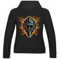 Ladies Hoodie BURNING MASK (back)