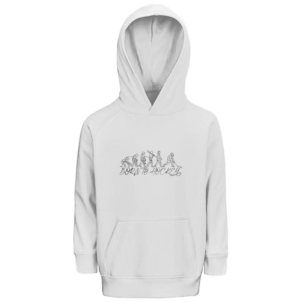 Kids Hoodie BORN TO HOCKEY EVULUTION