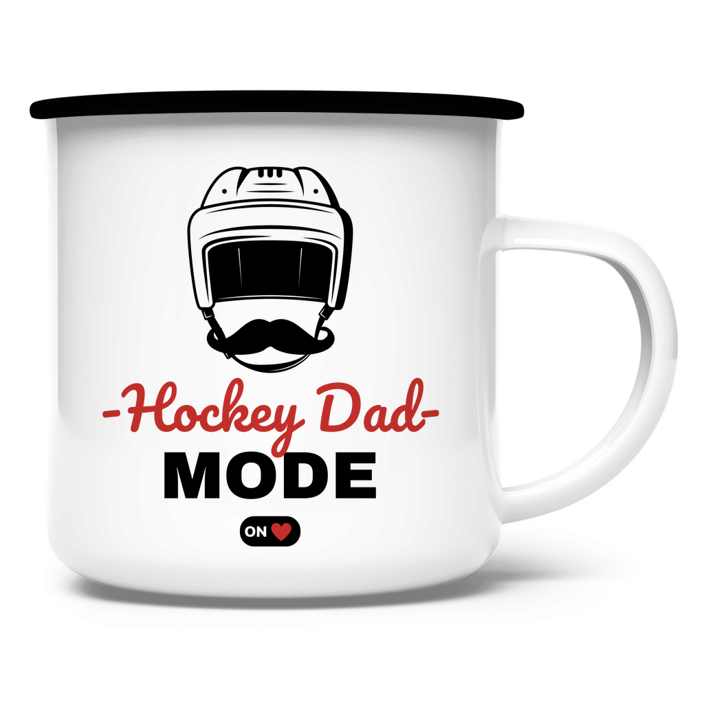 Emaille Tasse HOCKEYDAD MODE