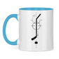 Tasse zweifarbig HOCKEYSTICK MODERN