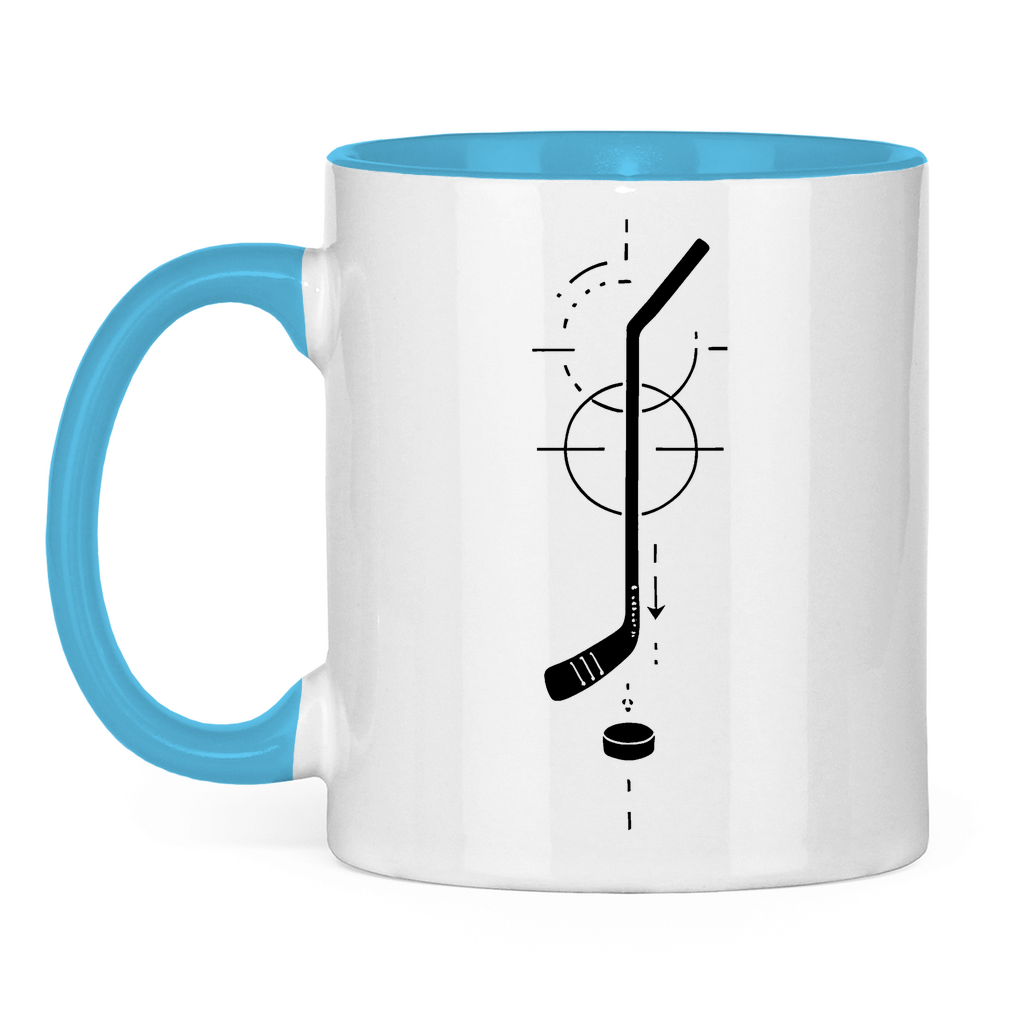 Tasse zweifarbig HOCKEYSTICK MODERN