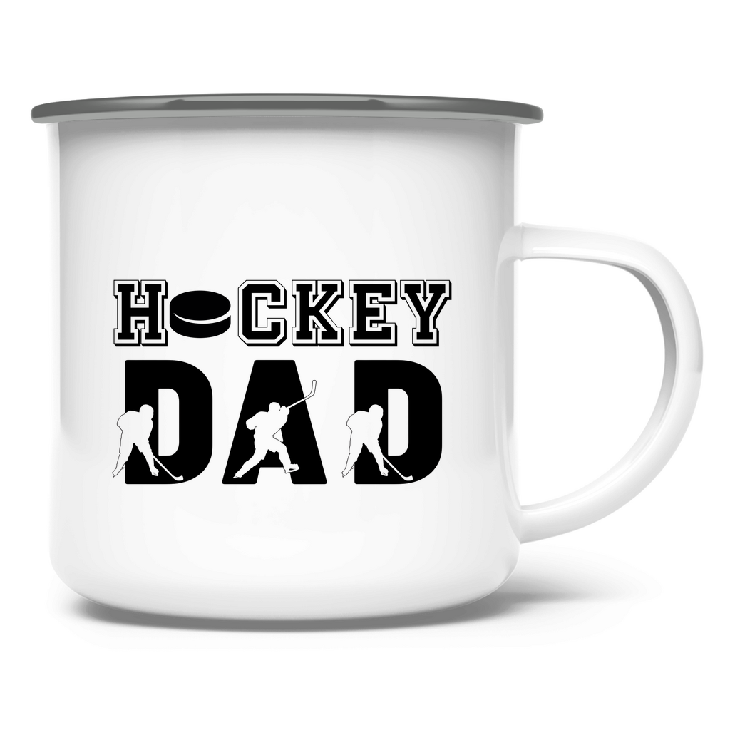 Emaille Tasse HOCKEYDAD SPIELER