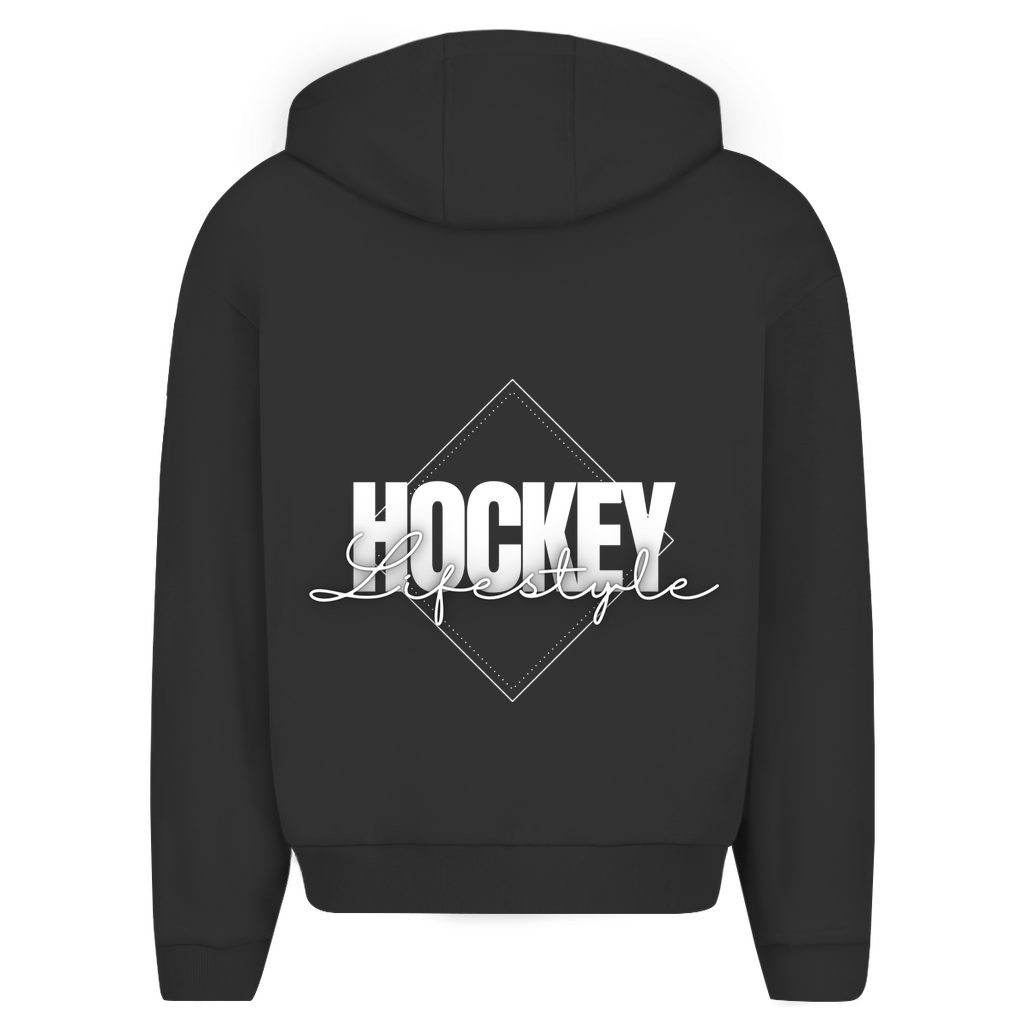 Oversize Zipper HOCKEY LIFESTYLE (front&back)