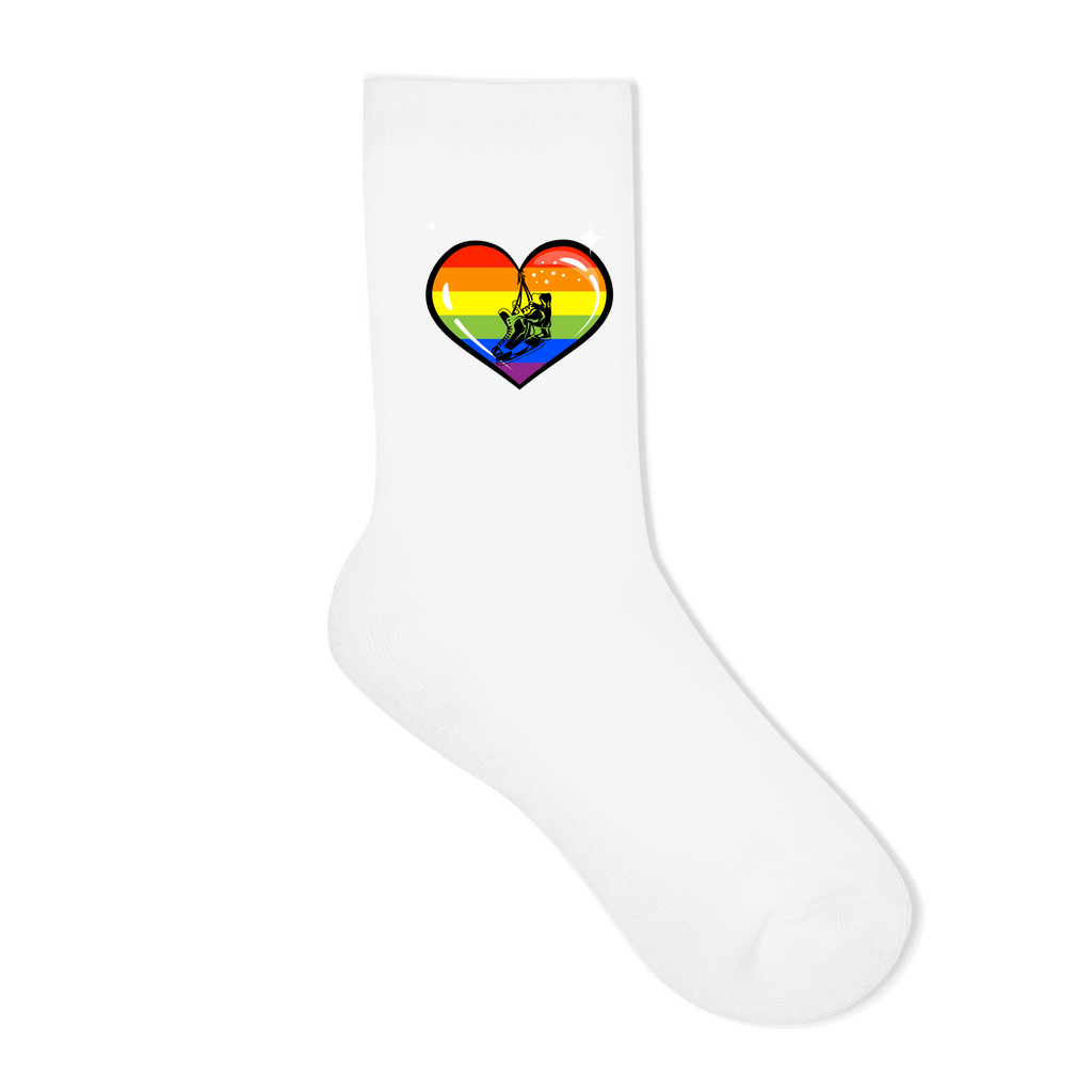 Socken  RAINBOW SKATE HEART