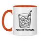 Tasse zweifarbig PUCK ON THE ROCKS