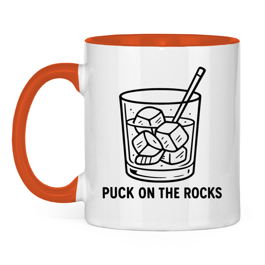 Tasse zweifarbig PUCK ON THE ROCKS