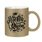 Glitzertasse HOCKEYQUEEN II