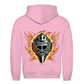 Unisex Hoodie BURNING MASK (back)