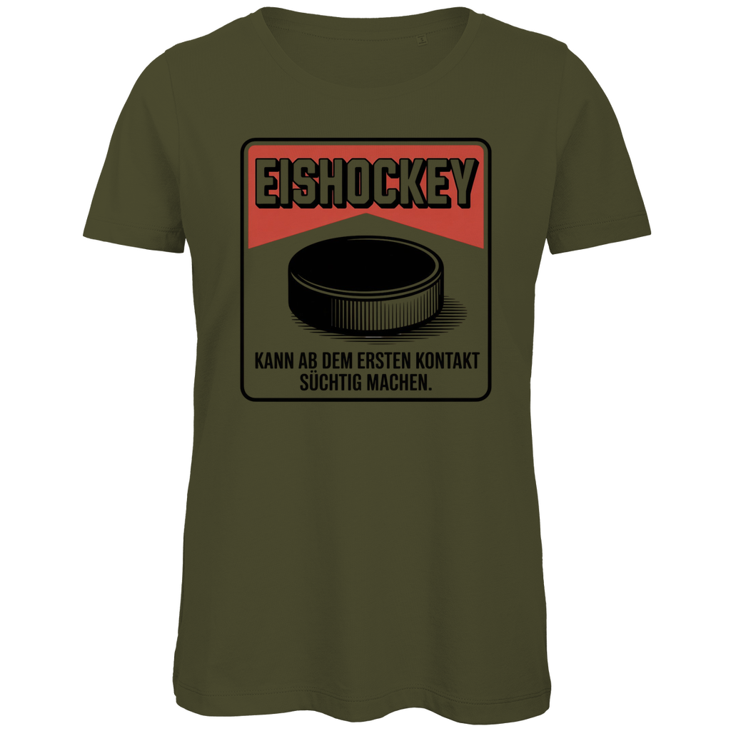 Ladies T-Shirt EISHOCKEY ZIGARETTENSCHACHTEL
