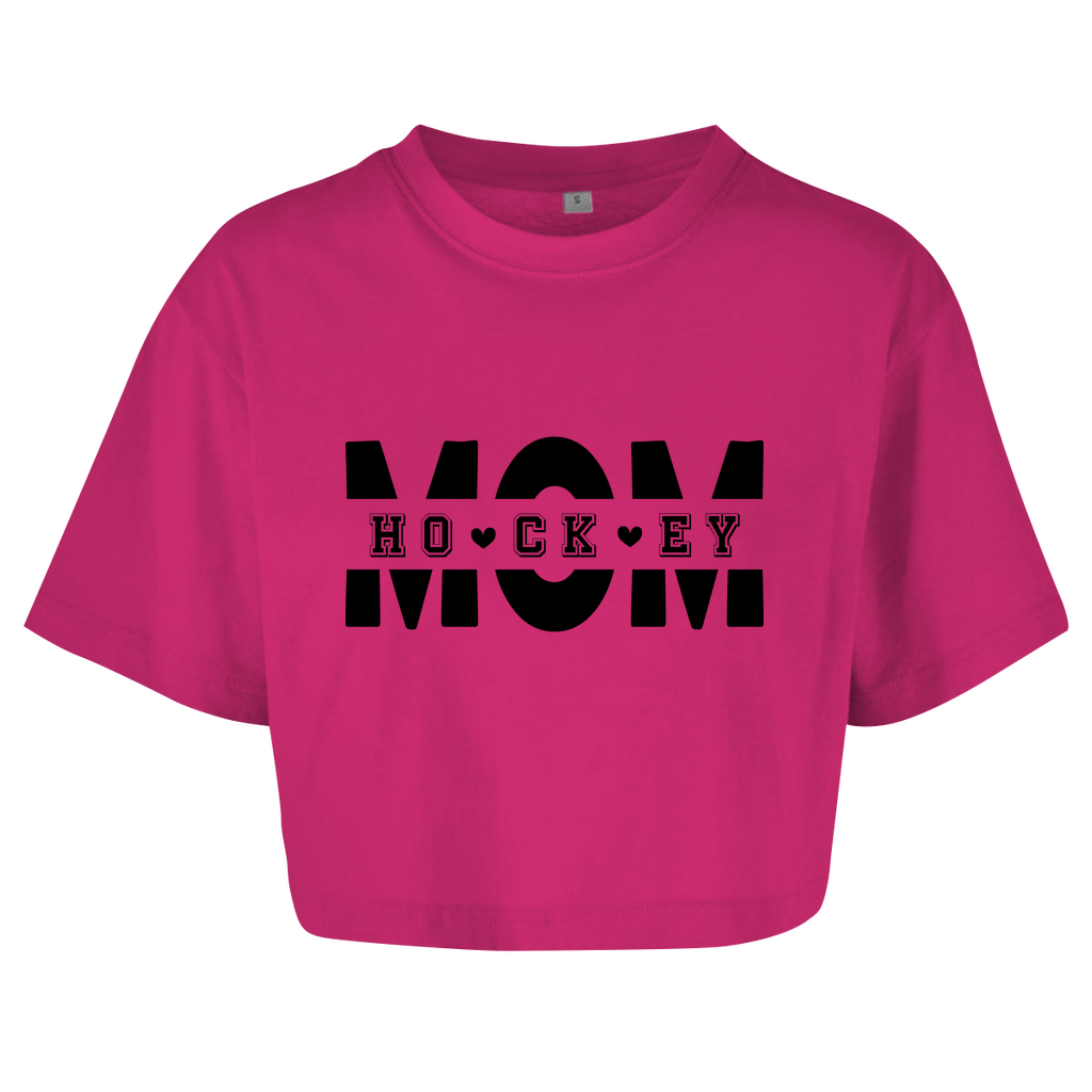 Ladies Crop Top HOCKEYMOM