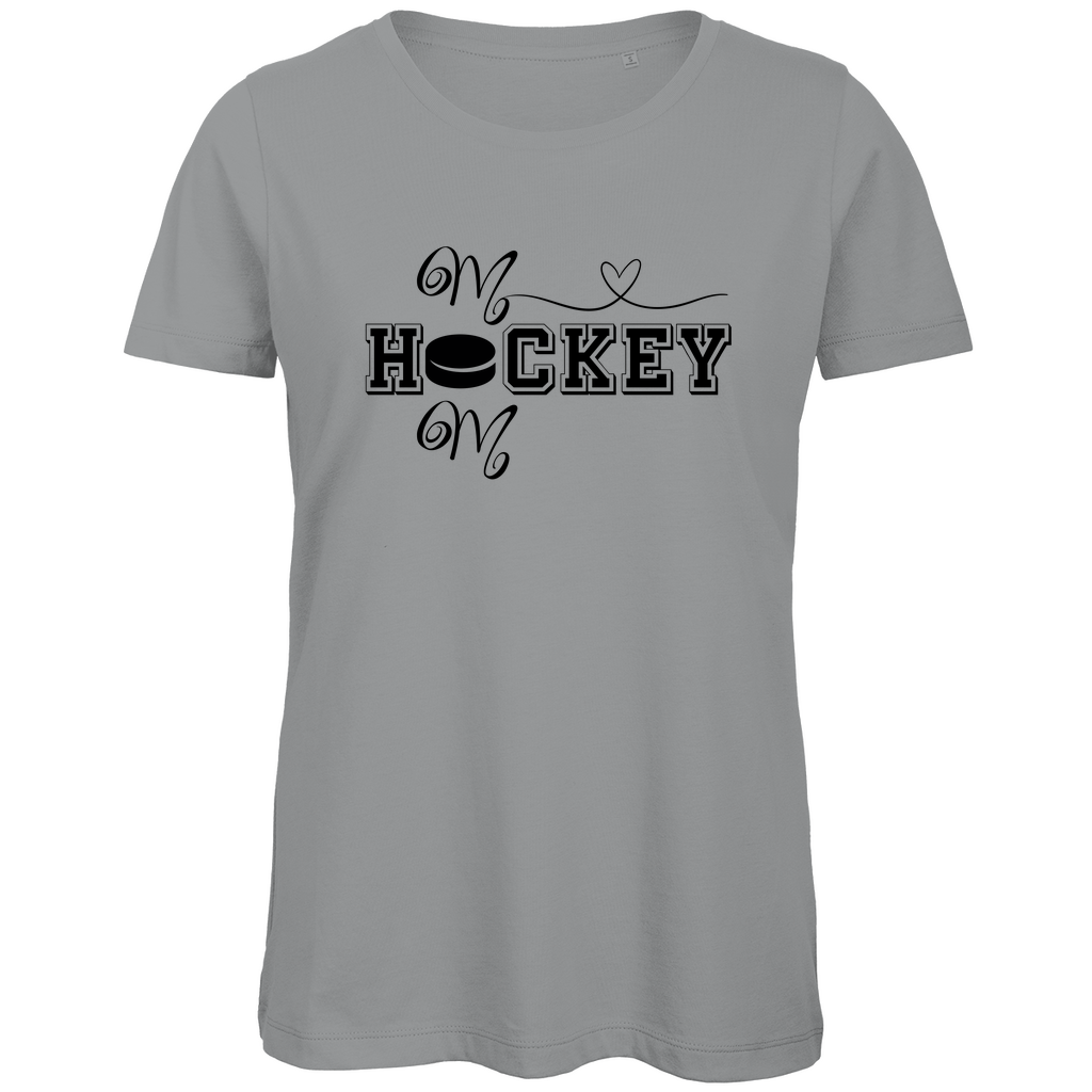 Ladies T-Shirt HOCKEY MOM HEART