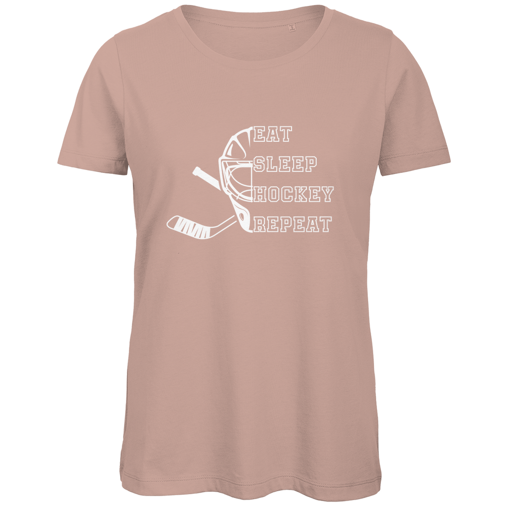 Ladies T-Shirt EAT, SLEEP GOALIE