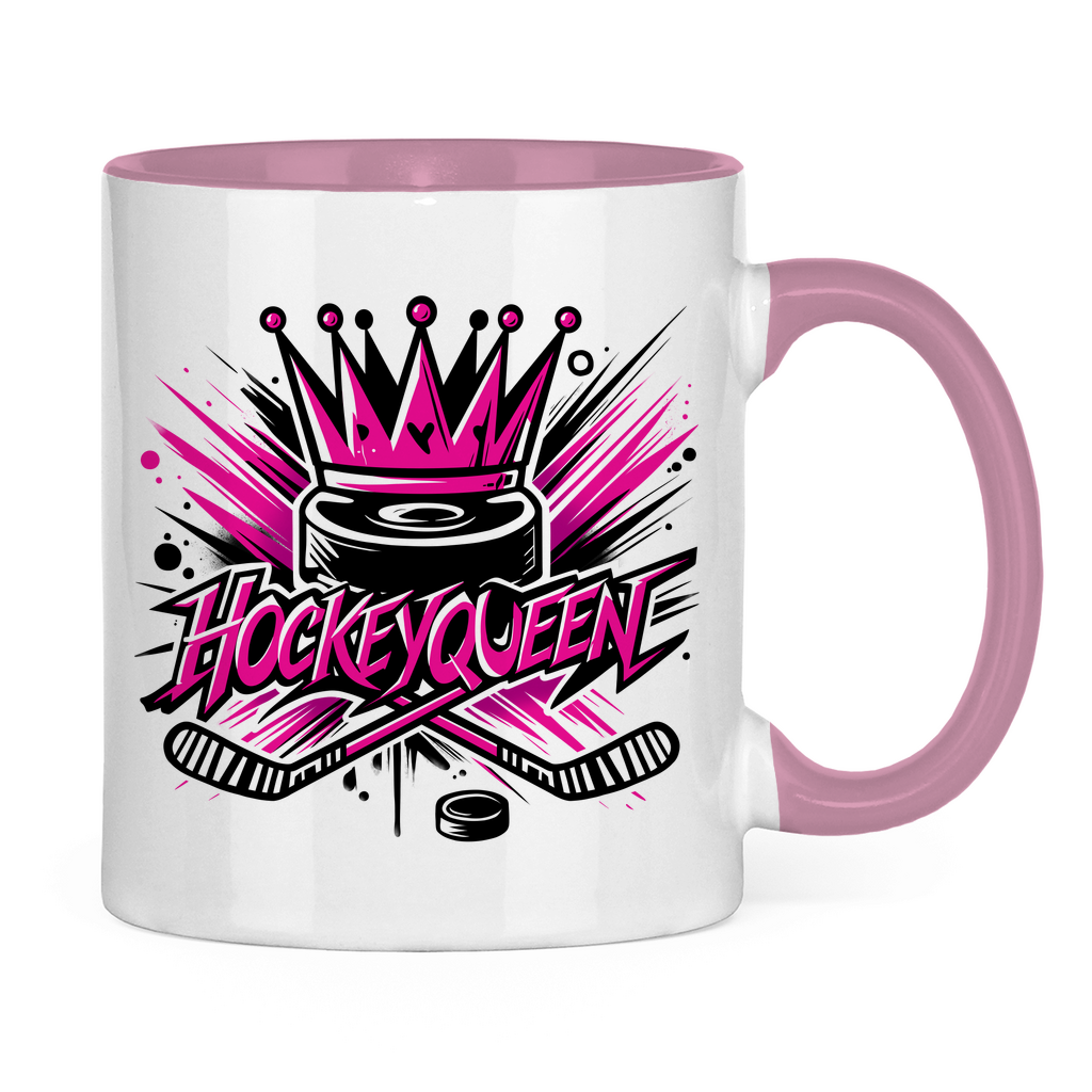 Tasse zweifarbig HOCKEYQUEEN