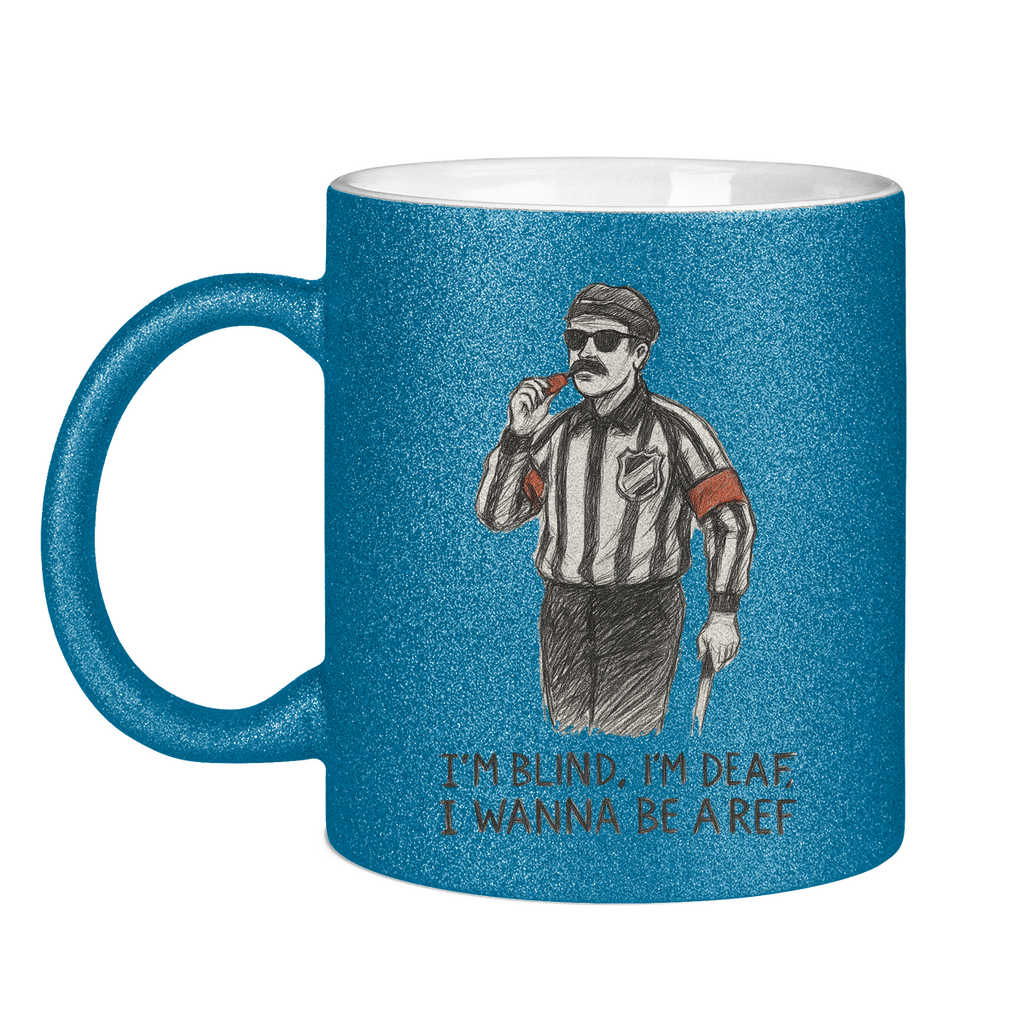 Glitzertasse WANNA BE A REF