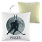 Kopfkissen zweifarbig STERNZEICHEN PISCES / FISCH
