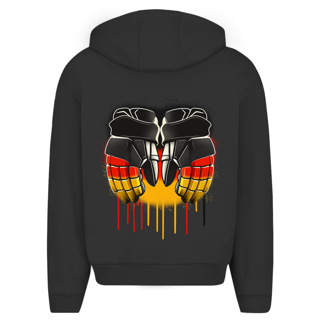 Oversize Zipper GERMAN GLOVES (front&back)