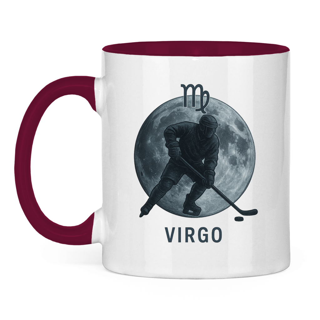 Tasse zweifarbig STERNZEICHEN VIRGO / JUNGFRAU