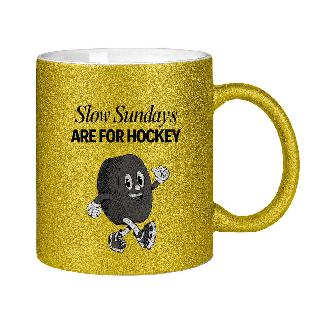 Glitzertasse SLOW SUNDAYS