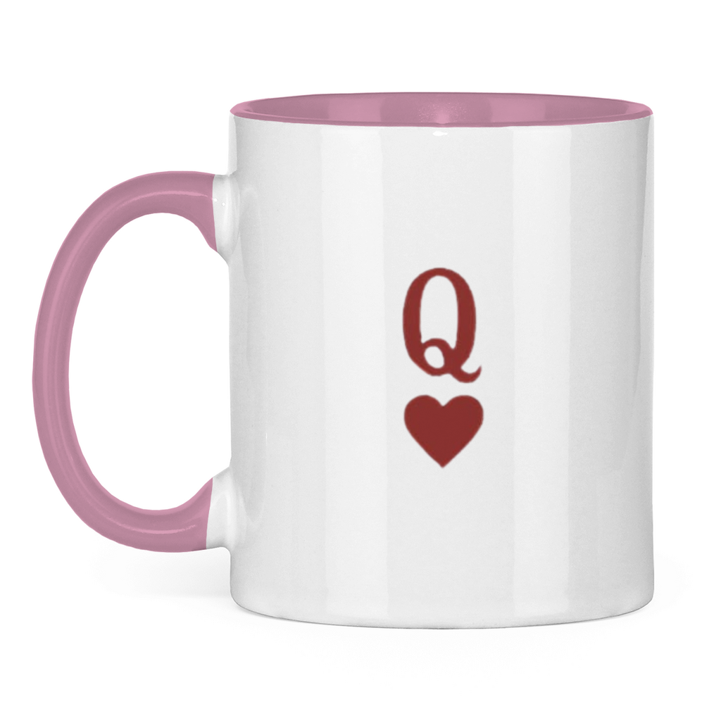 Tasse zweifarbig HOCKEY HERZKÖNIGIN