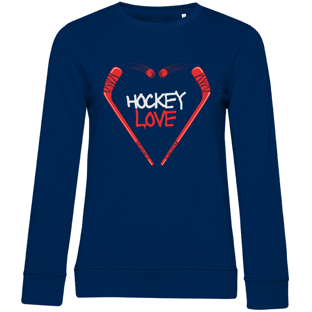 Ladies Sweatshirt HOCKEYLOVE STICKHEART