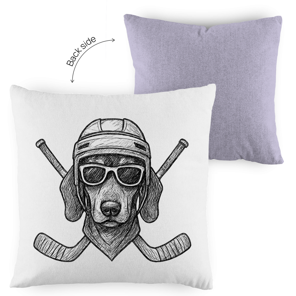 Kopfkissen zweifarbig COOL HOCKEYDOG