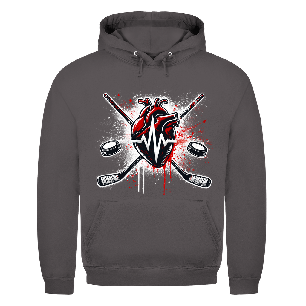 Unisex Hoodie HOCKEY HEARTBEAT
