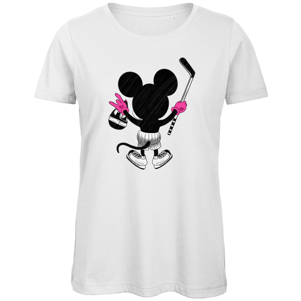 Ladies T-Shirt HOCKEYMOUSE PINK