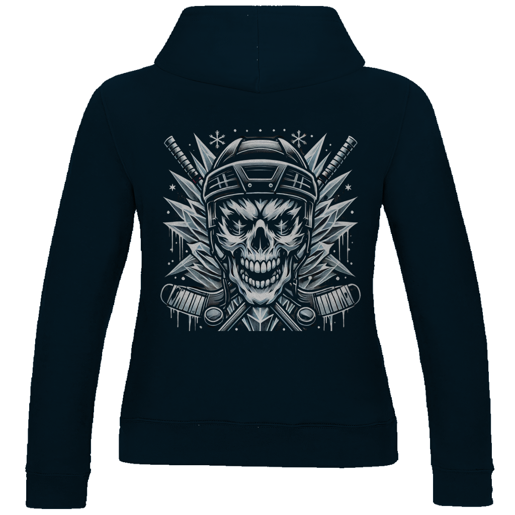 Ladies Hoodie HOCKEY SKULL