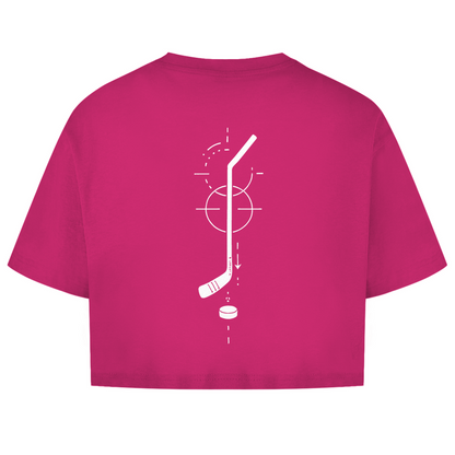 Ladies Crop Top HOCKEYSTICK MODERN (back)
