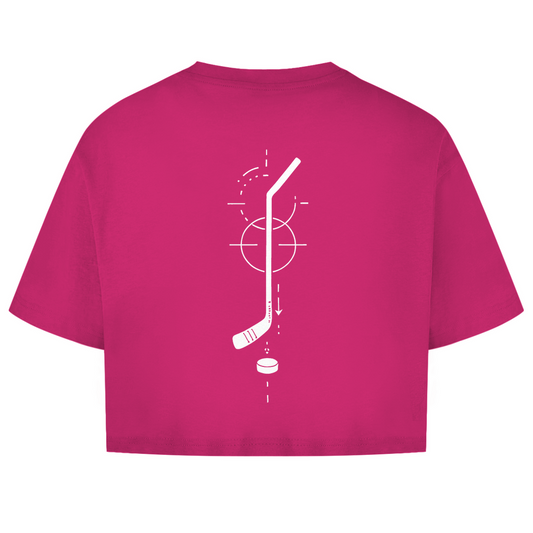 Ladies Crop Top HOCKEYSTICK MODERN (back)