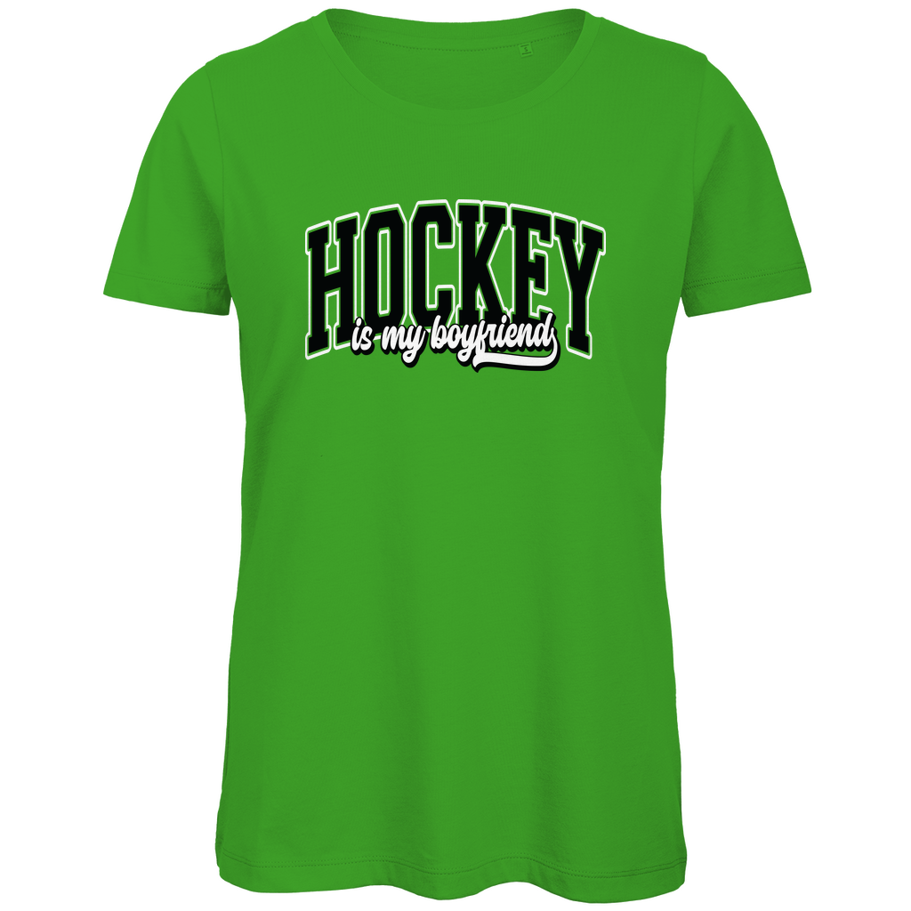 Ladies T-Shirt HOCKEY IS MY BOYFRIEND
