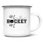 Emaille Tasse HOCKEY MOM HEART